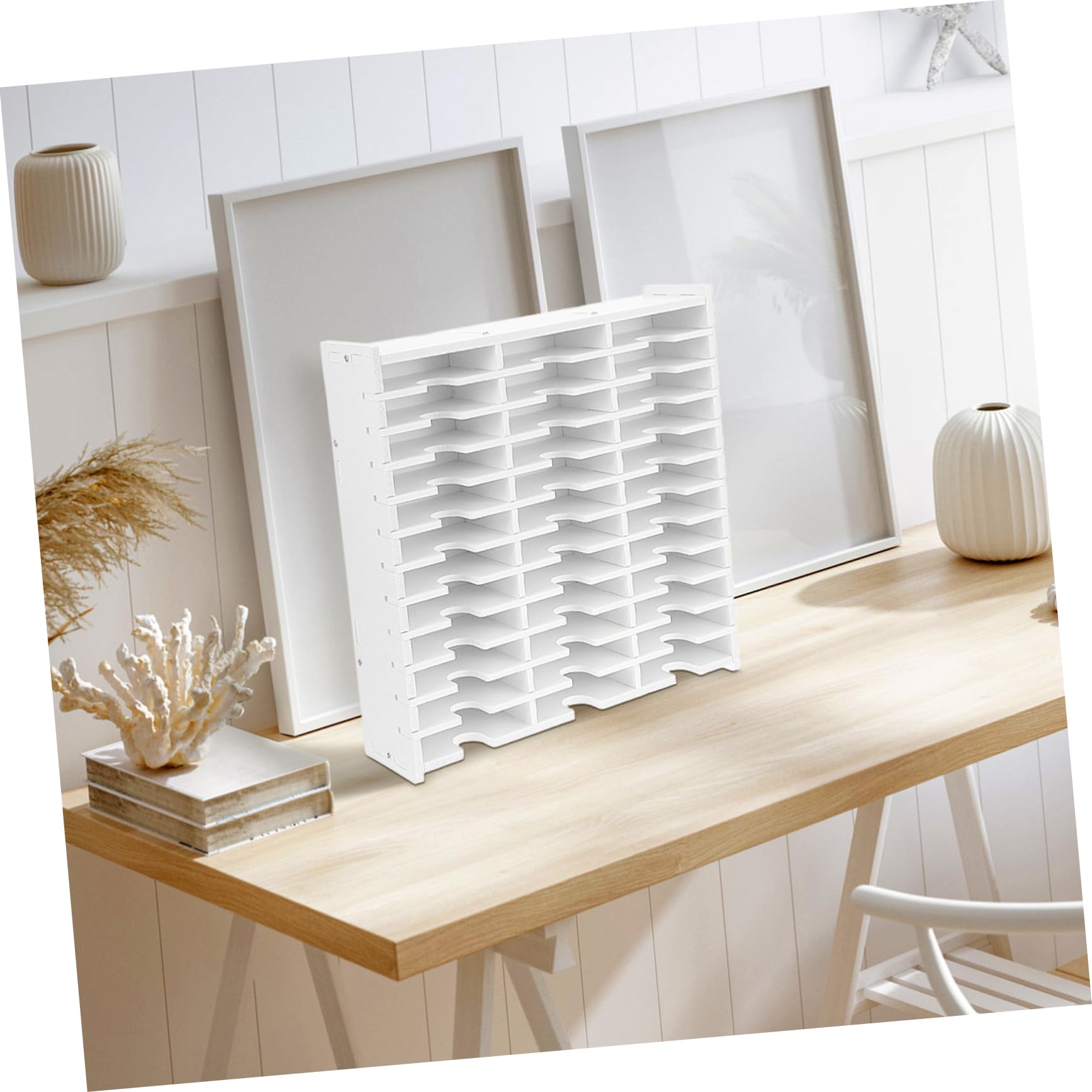 Scatola Porta Oggetti per CD e Dvd in Pvc Bianco, Scatola di Immagazzinaggio Resistente che Protegge i Dischi Riducendo Collisioni e Schiacciamenti, come Regalo