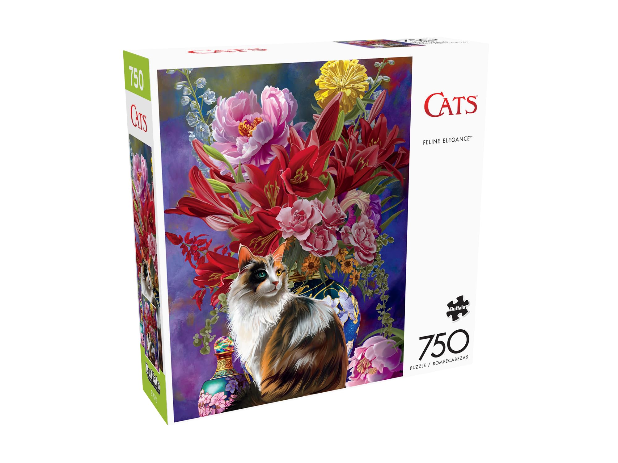Buffalo Games 17313 Feline Elegance Jigsaw Puzzle, Multi, Multicolor, 24 x 18 inches - Image 3