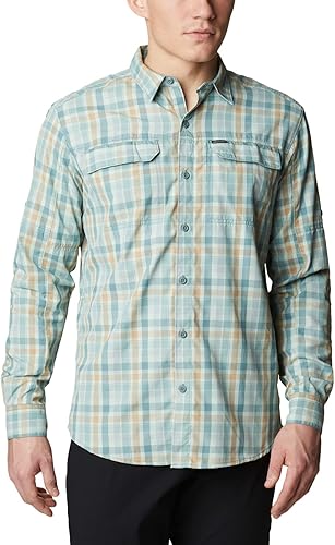 Columbia Camisa de manga larga a cuadros Silver Ridge 2.0 para hombre