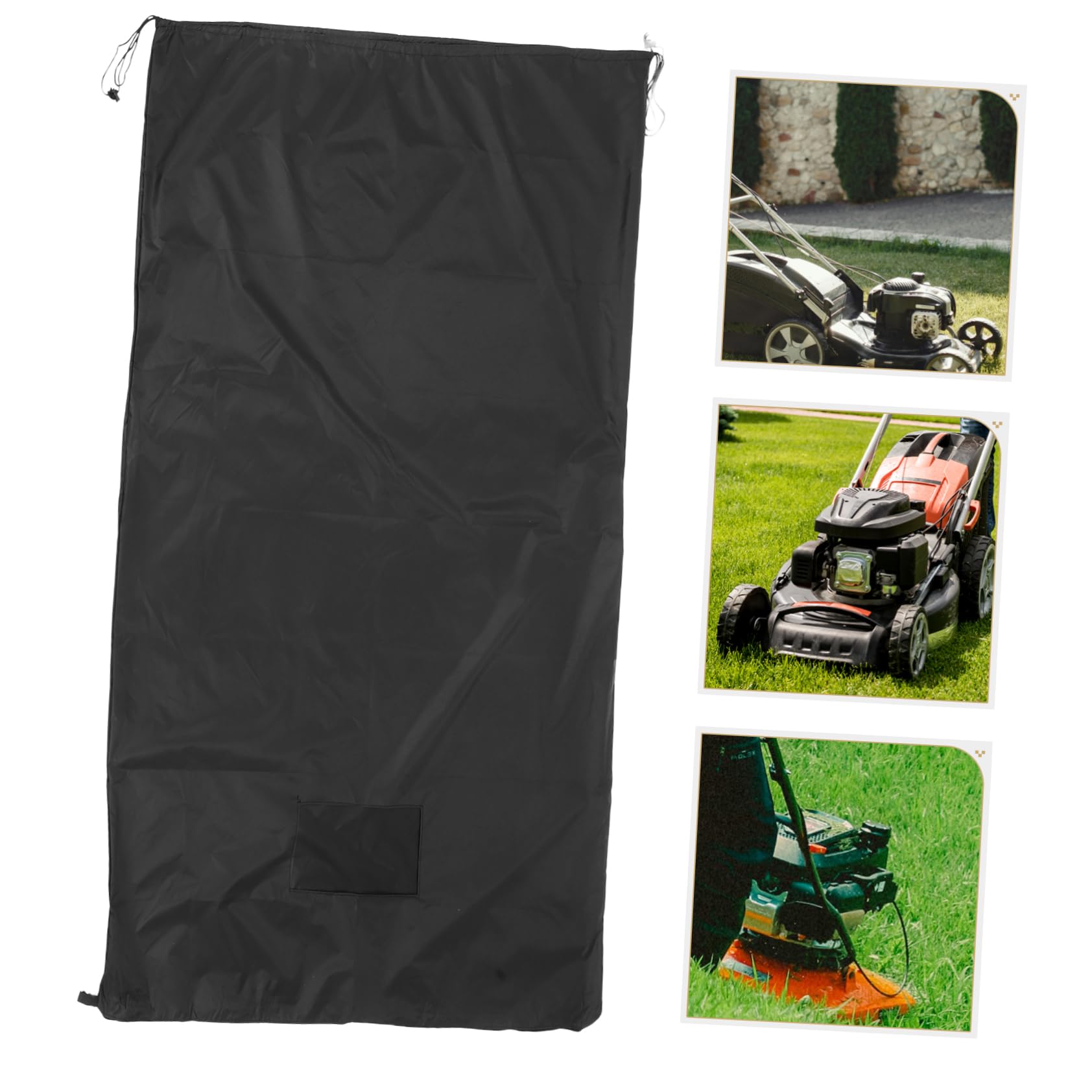 TOYANDONA Bolsa De Recolección Para Tractor De Césped Contenedor Reutilizable De Oxford Compatible Cortacéspedes Para Jardines y Limpieza De Patios