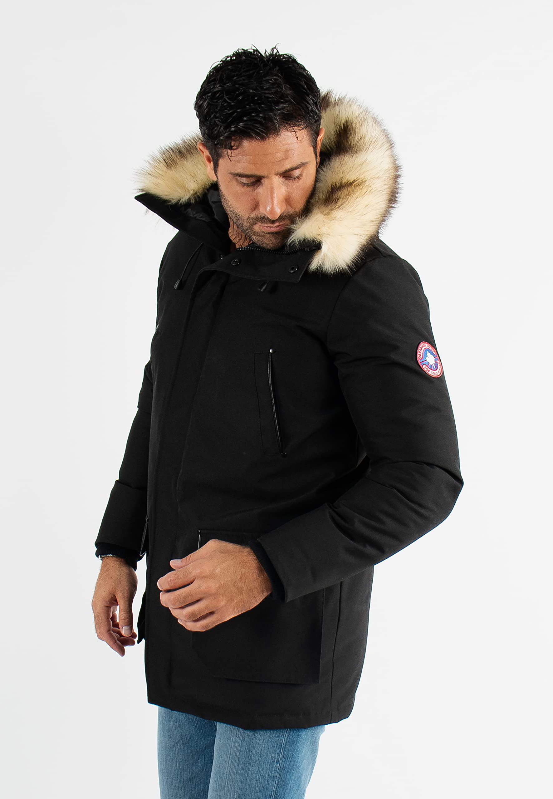 paragoose Mario Manteau parka Longue Homme Noir M