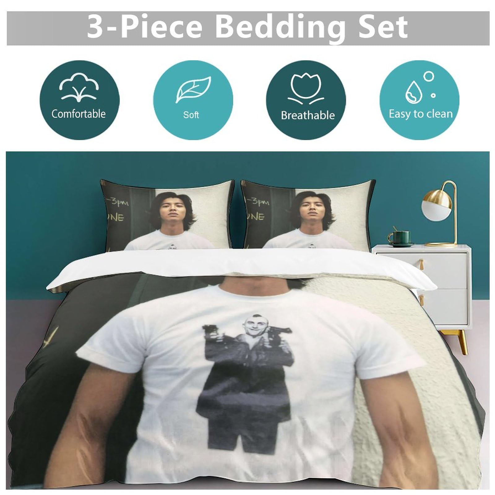 Amazon｜木村拓哉 (7) 寝具 3ピース ンベッドスプレッド 枕カバー