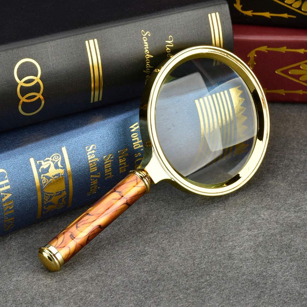 Loupe, éducative, recherche, poignée colorée de 80 mm, aide à la lecture, zoom 10x, bijoux à grossissement élevé, lentille optique de bienfaisance