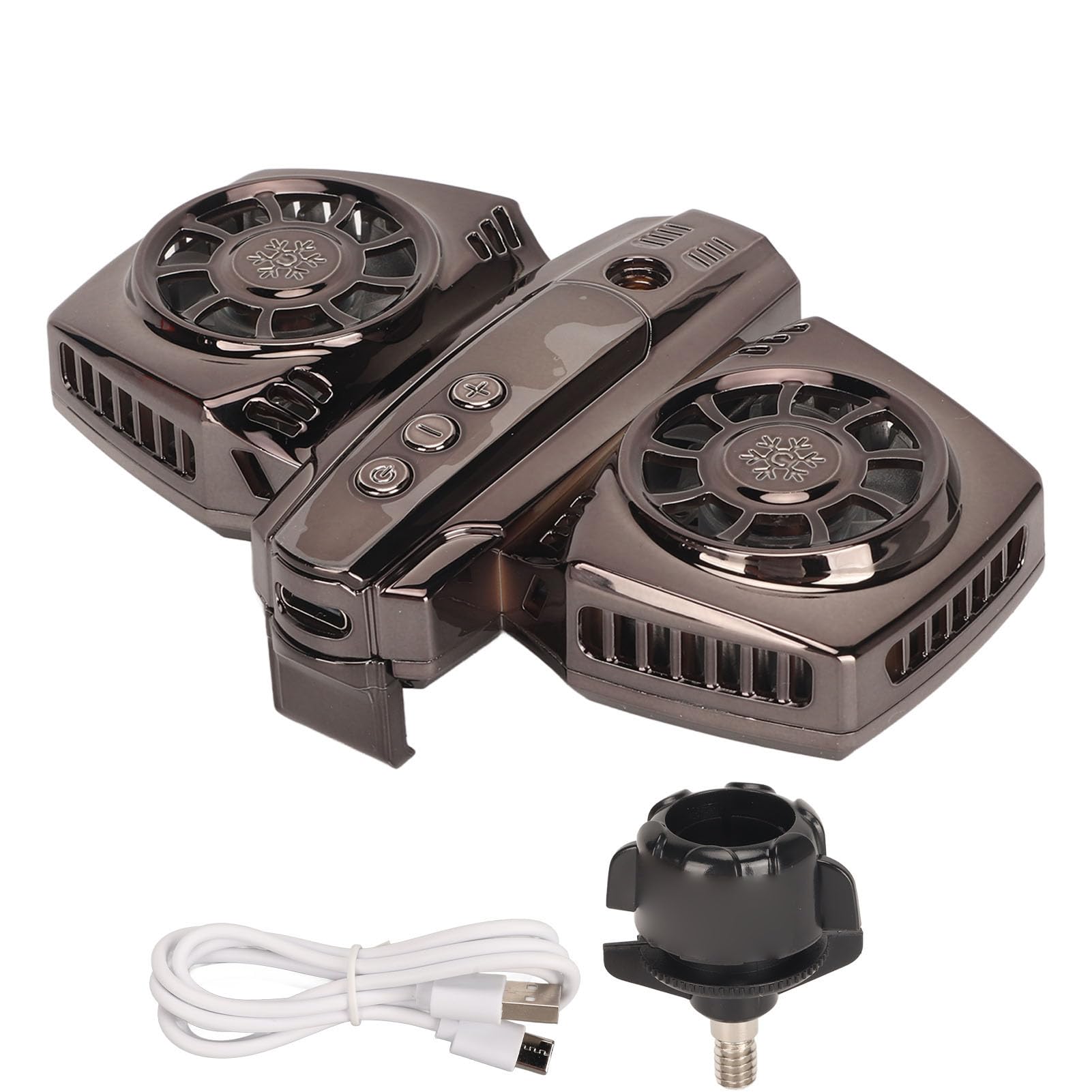 Refroidisseur de Téléphone Backclip, Pince Universelle Ventilateur de Technologie de Refroidissement Avancée pour Smartphone, Ventilateur de Refroidisseur de Téléphone Portable,
