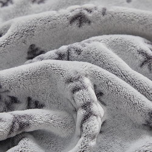 Miniatura 7 de Manta de forro polar con diseño de copo de nieve, manta decorativa de franela suave y mullida para sofá cama, ligera, cálida y bonita manta azul