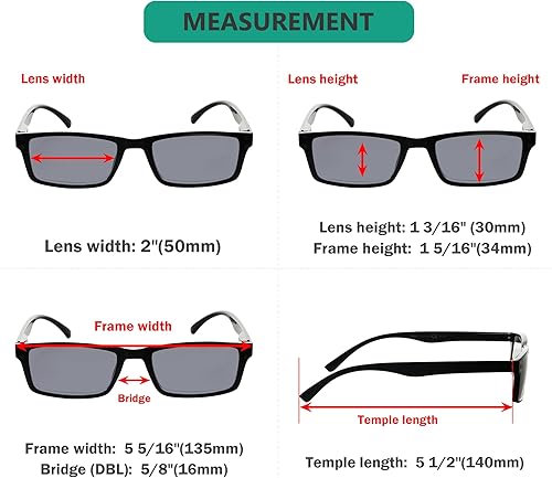 Miniatura 2 de Eyekepper Paquete de 4 lentes de filtro de luz azul que bloquean el deslumbramiento digital para mujeres y hombres, pantalla de lectura para