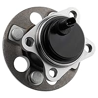 Vista 636 de TRQ Juego de 2 rodamientos de rueda trasera y conjunto de cubo con sensor ABS compatible con Ford Transit Connect 2014-2018