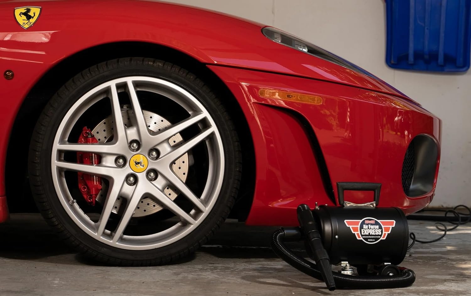 MetroVac AF-Express-25: Air Force Express 25 - High-Powered Car & Motorcycle Vacuum Cleaner, Dryer - Powerful Compact Air Duster - Quick & Efficient Car Cleaning Supplies