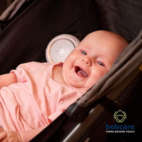 Miniatura 5 de Bebcare Hear Audio - Monitor de bebé con tecnología ultra baja de seguridad contra la radiación, sensor de respiración, luz nocturna y silenciador