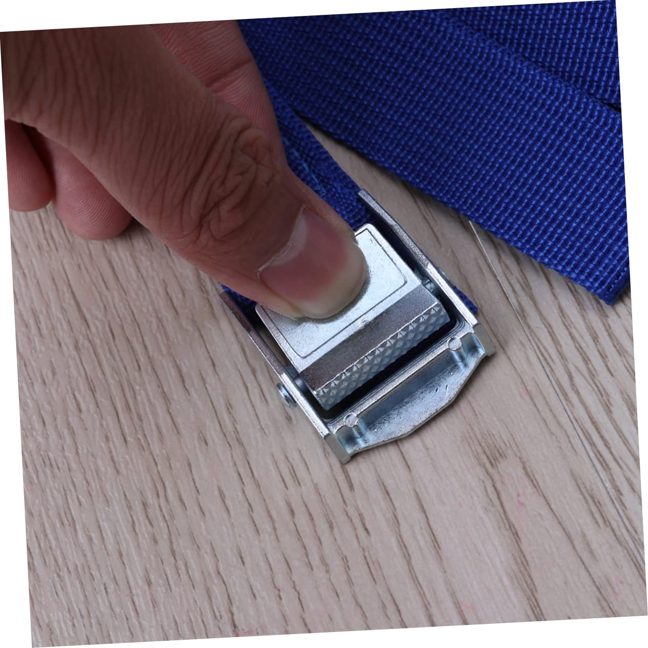 Gatuida 10pièces Sangles De Luggage pour Toit De Voiture De Sangles De Fixation Nylon Épais avec Boucle Acier Idéales pour Transporter Vos Bagages Kayak Canoë Bleu