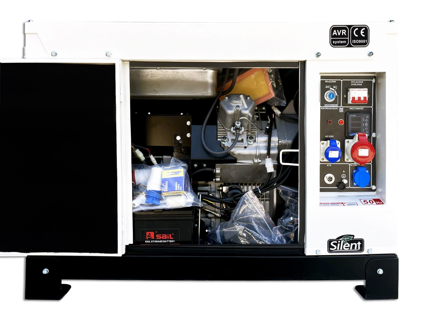 Generator Agregat Prądu AVR Diesel 11,5kW 230/400V Optimat IQ11500-V2 CUBE