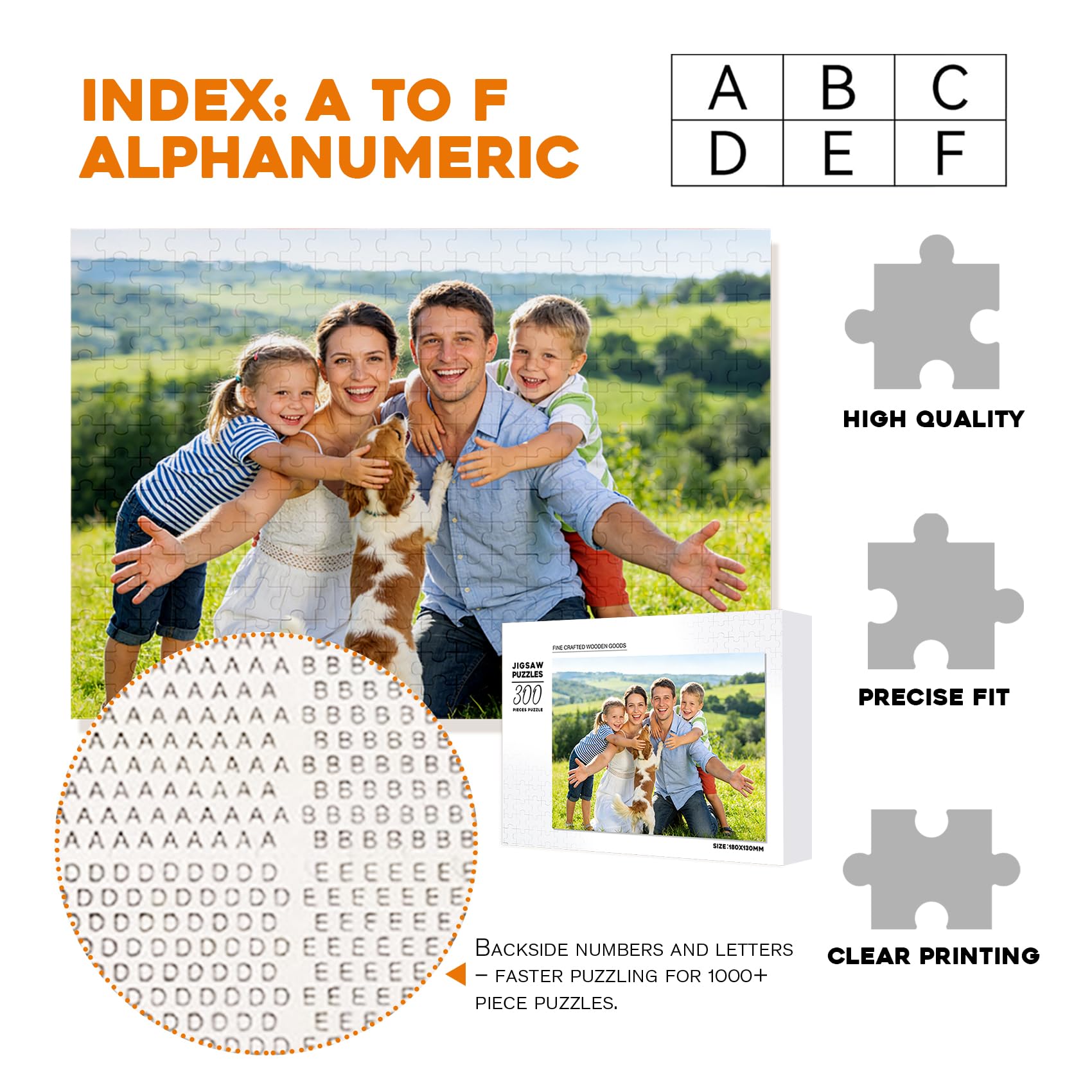 Puzzle Personalizado con Fotos – CREA tu Puzle Personalizado con Imagen, Regalo para Pareja, Familia o Amigos, Puzzle con Foto Personalizable para Cumpleaños, Aniversario o Navidad