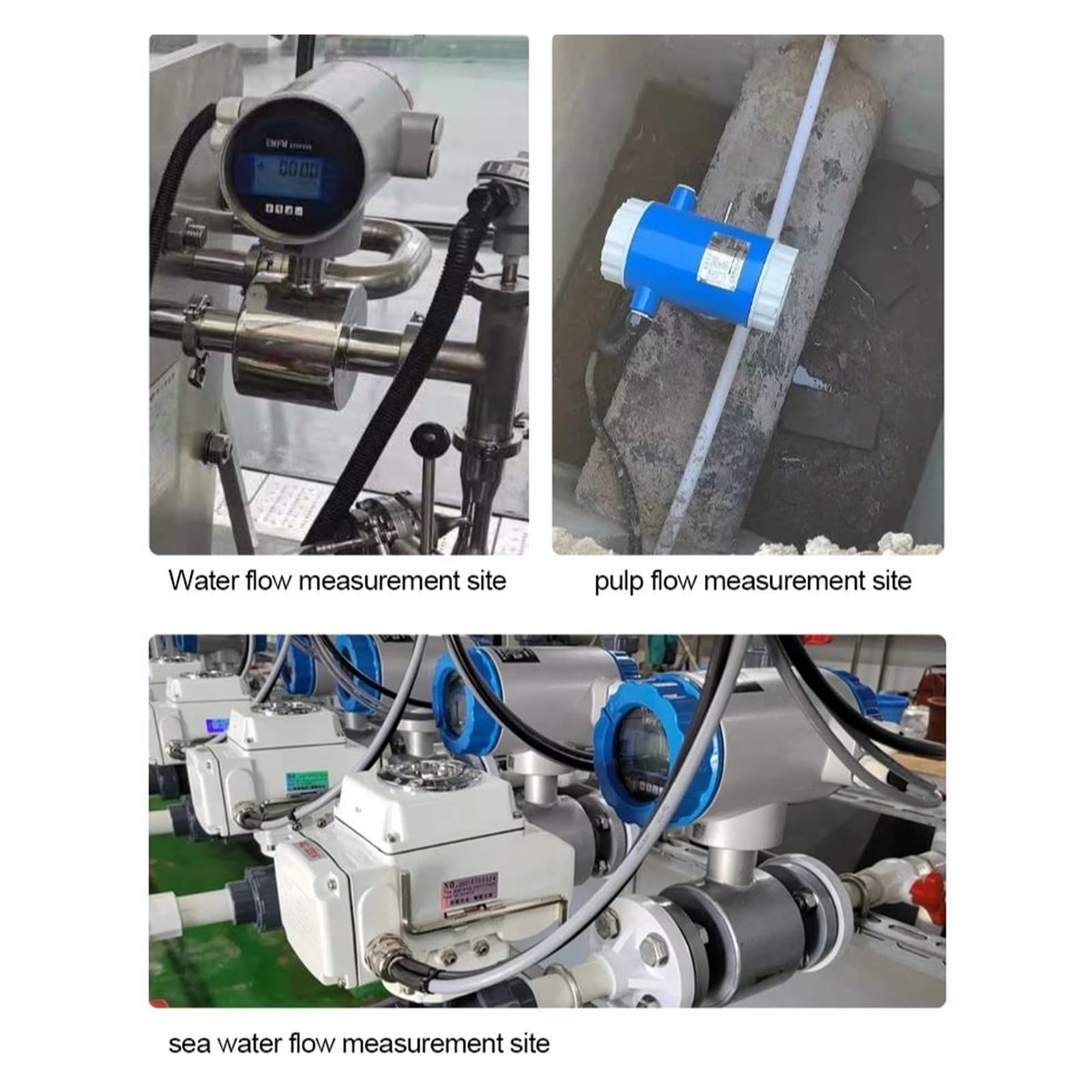 Medidor De Flujo Electromagnético De Alta Precisión del 0,5%, Medidor De Flujo Integrado Electrónico De Agua, 4-20mA (Color : DN20)
