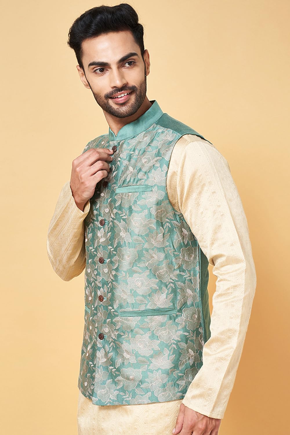 Indus Route by Pantaloons Men's Waistcoat - Image 5 thumbnail