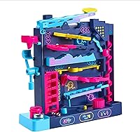 TOMY Screwball Scramble Level Up Vertical Marble Maze Game - Beat-the-Clock Skill Challenge, 1-4 Players Ages 5+