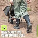 Pioneer Bottes de travail - Lourds PVC Bottes de sécurité pour les hommes et les femmes