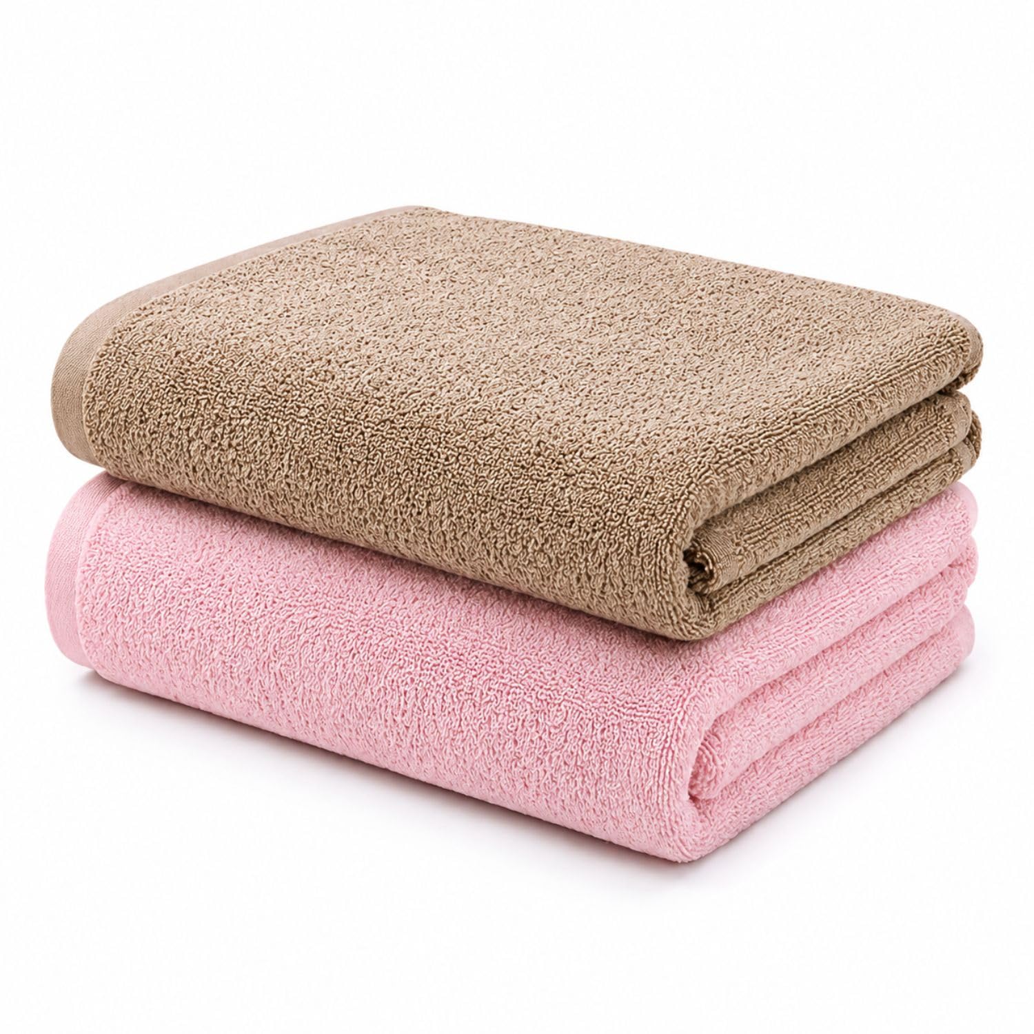 LINORA 2-Pack Cotton Bath Towels - Soft & Absorbent -32