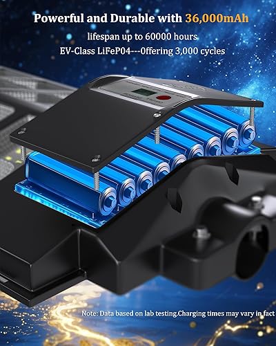 Miniatura 3 de Ofuray Of-9800W Luces solares de calle al aire libre, luces de inundación de seguridad solar, luces de estacionamiento comerciales del atardecer al