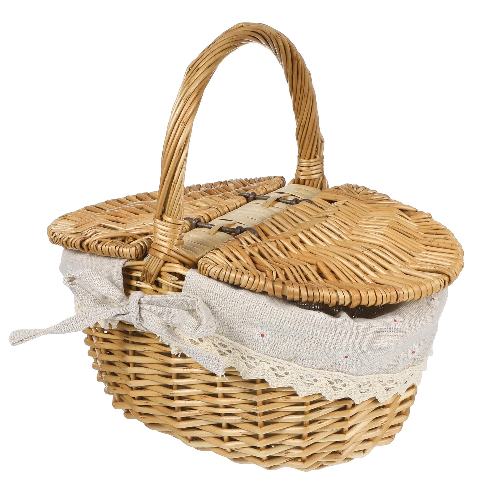 Panier en osier tisse main leger et elegant pour decoration maison raffinee