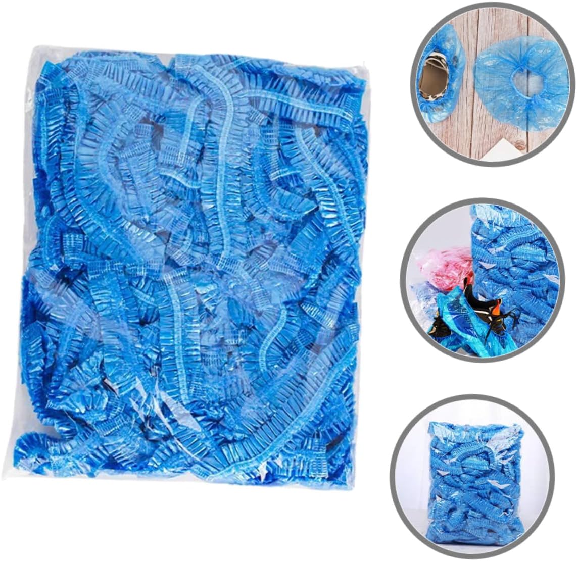 Gadpiparty 200pcs Non-slip Shoe Covers Reusable for Indoor Outdoor Disposable Foot Covers for Shoes Booties for Computer Rooms Hospitals Museums