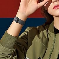 Vista 4 de DaQin Paquete de 3 bandas elásticas compatibles con Apple Watch Bands para Hombre de 1.65 pulgadas, 1.61 pulgadas, 1.57 pulgadas, 1.5 pulgadas