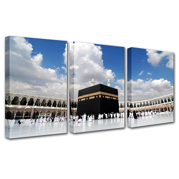 Buy Tucocoo Islamic Wall Decor Canvas Wall Art for Living Room Kaaba in