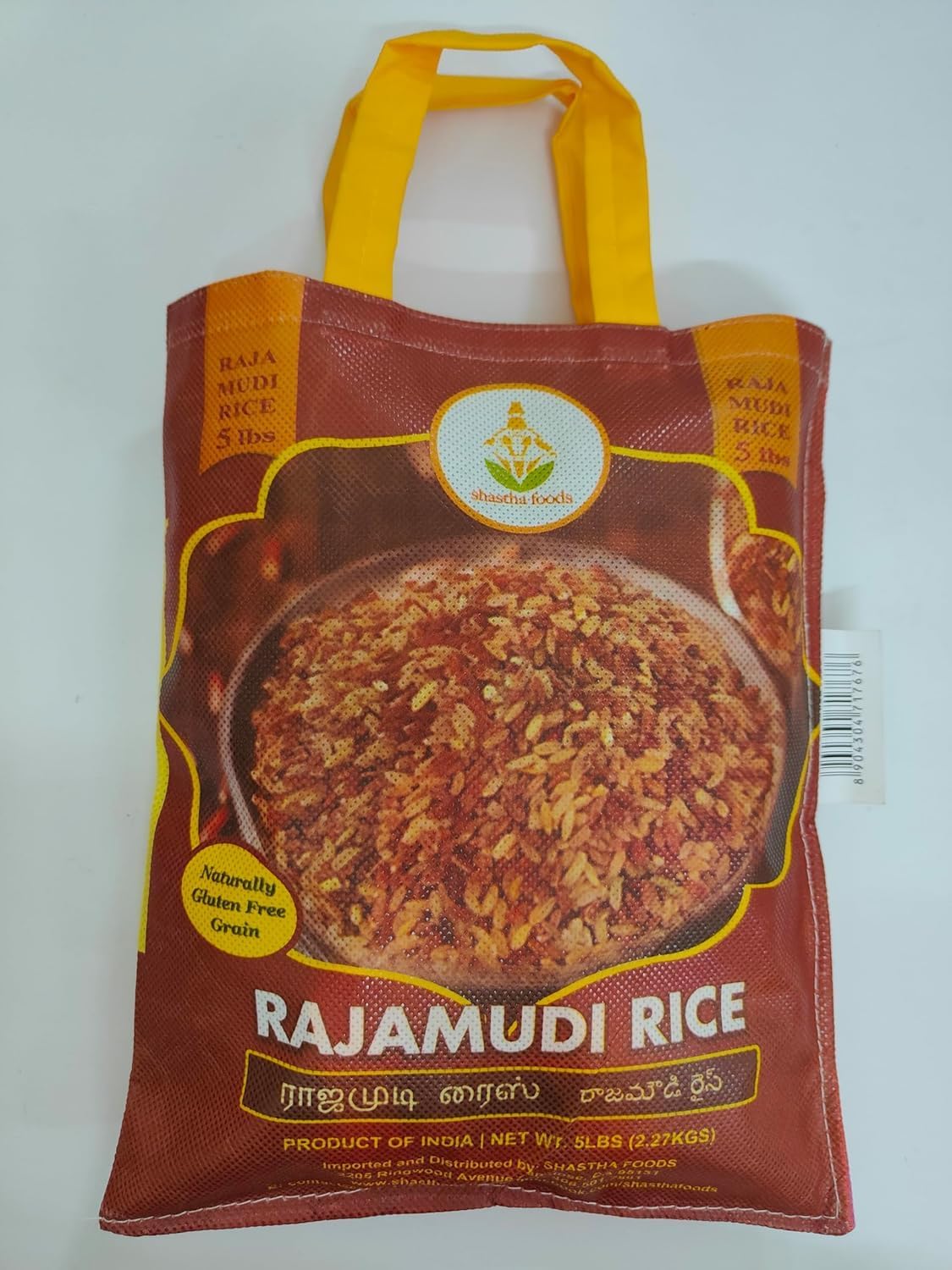 Shastha Rajamudi Rice 5 lbs (Pack of 1)