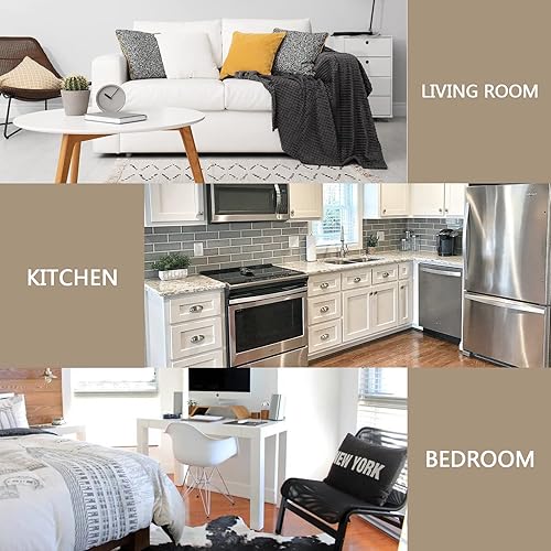 Miniatura 6 de Kigai Pantuflas de limpieza de microfibra con gnomos americanos lavables para hombres y mujeres limpiadores de polvo de piso de casa talla L