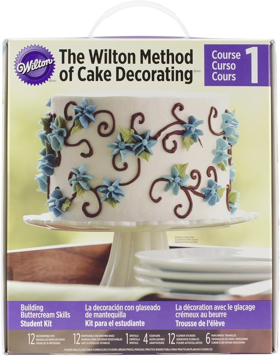 Wilton Student Decorating Kit-Course 1, Other, Multicoloured, 7.08 x 26.76 x 29.94 cm