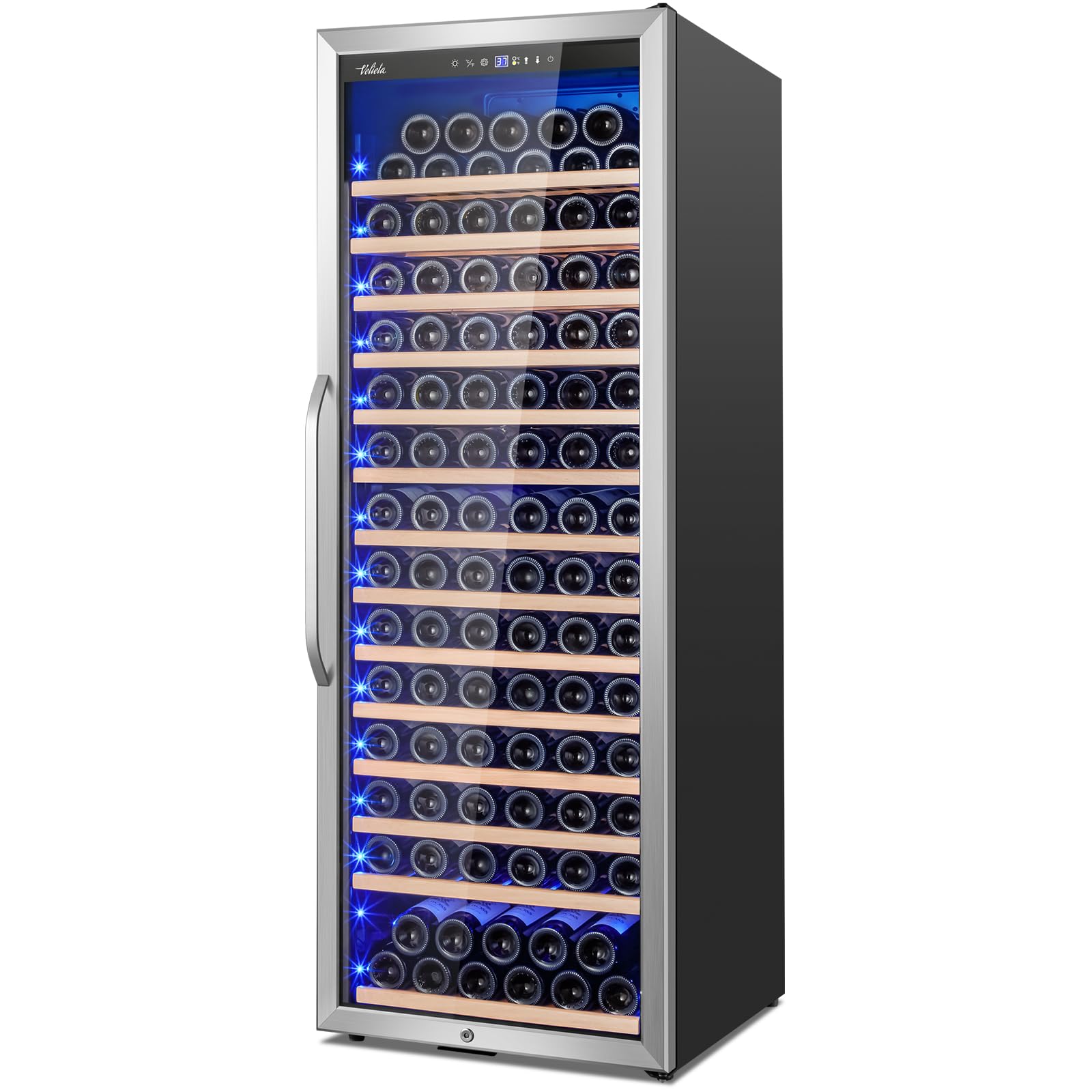 Velivi KMHJ408 Wine Cooler Silver