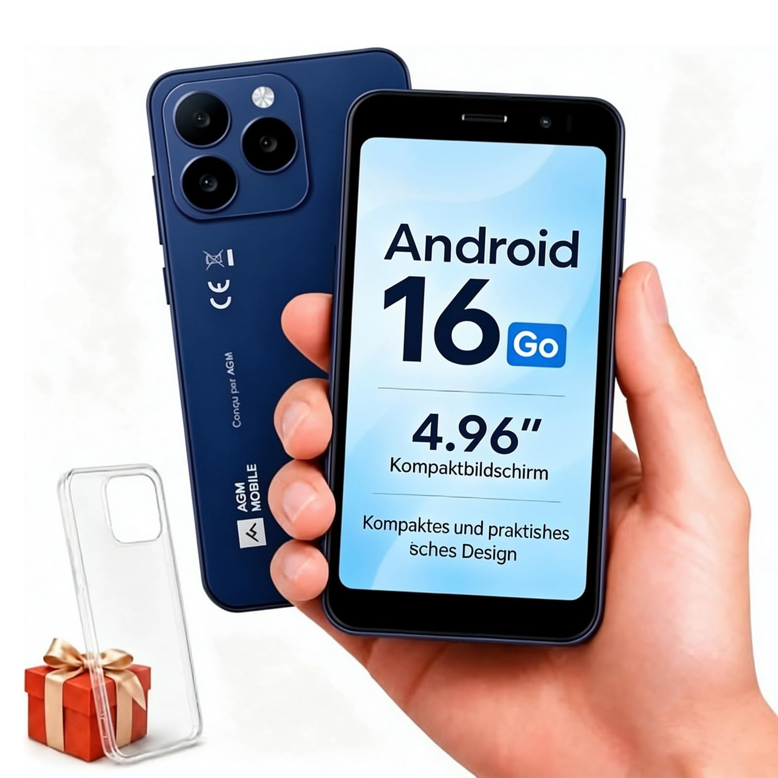 AGM Note N2 Mini Handy Android 16 Go | Mini-Telefon Mini 4G
