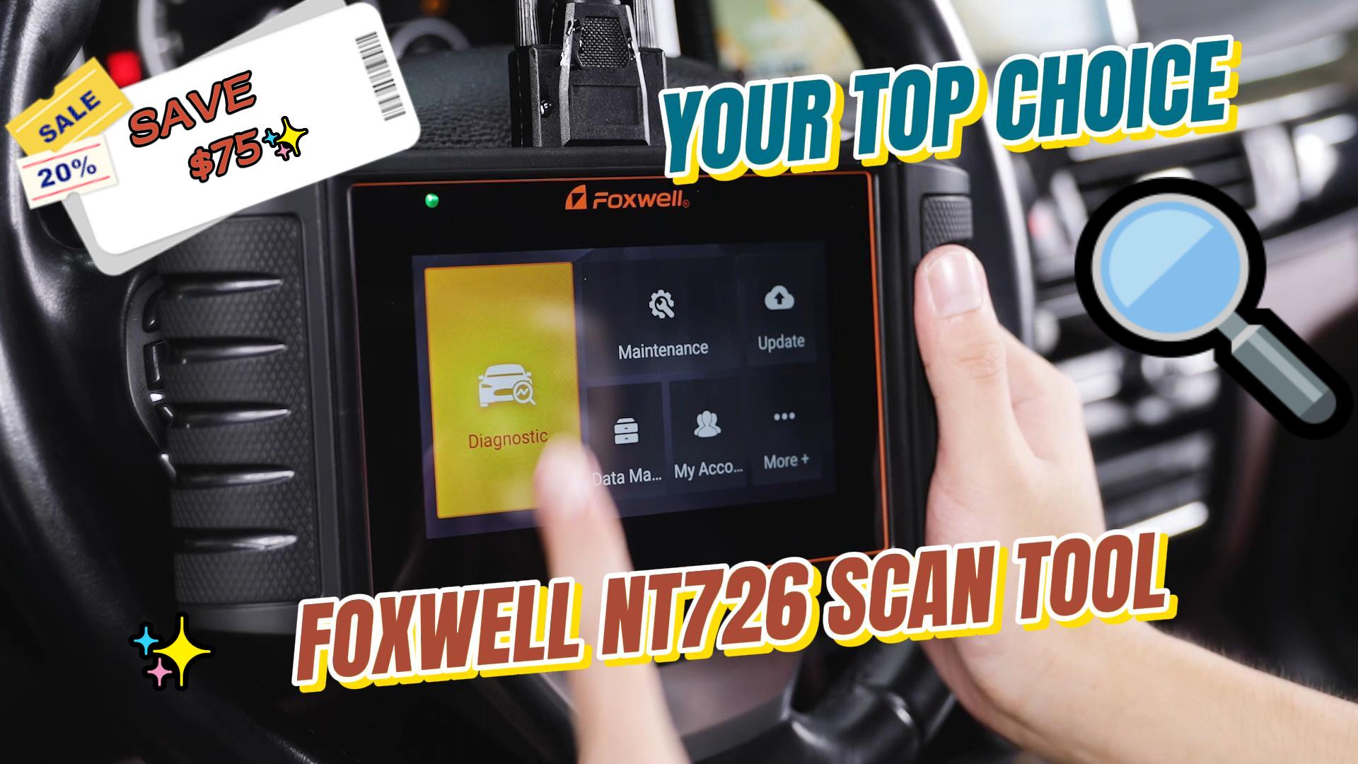 Amazon.com: 2026 FOXWELL NT726 Bidirectional Scan Tool, All System