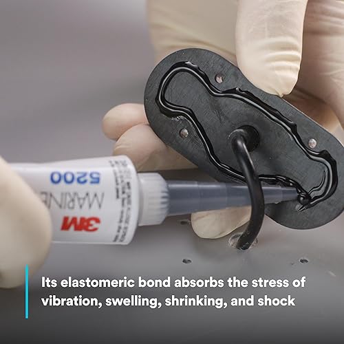 Miniatura 35 de Adhesivo sellador 3M Marine 5200, Negro, 1