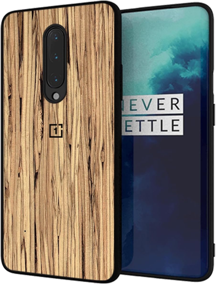 Sleek OnePlus 7 Pro Back Cover Case (PC+TPU|Bamboo)