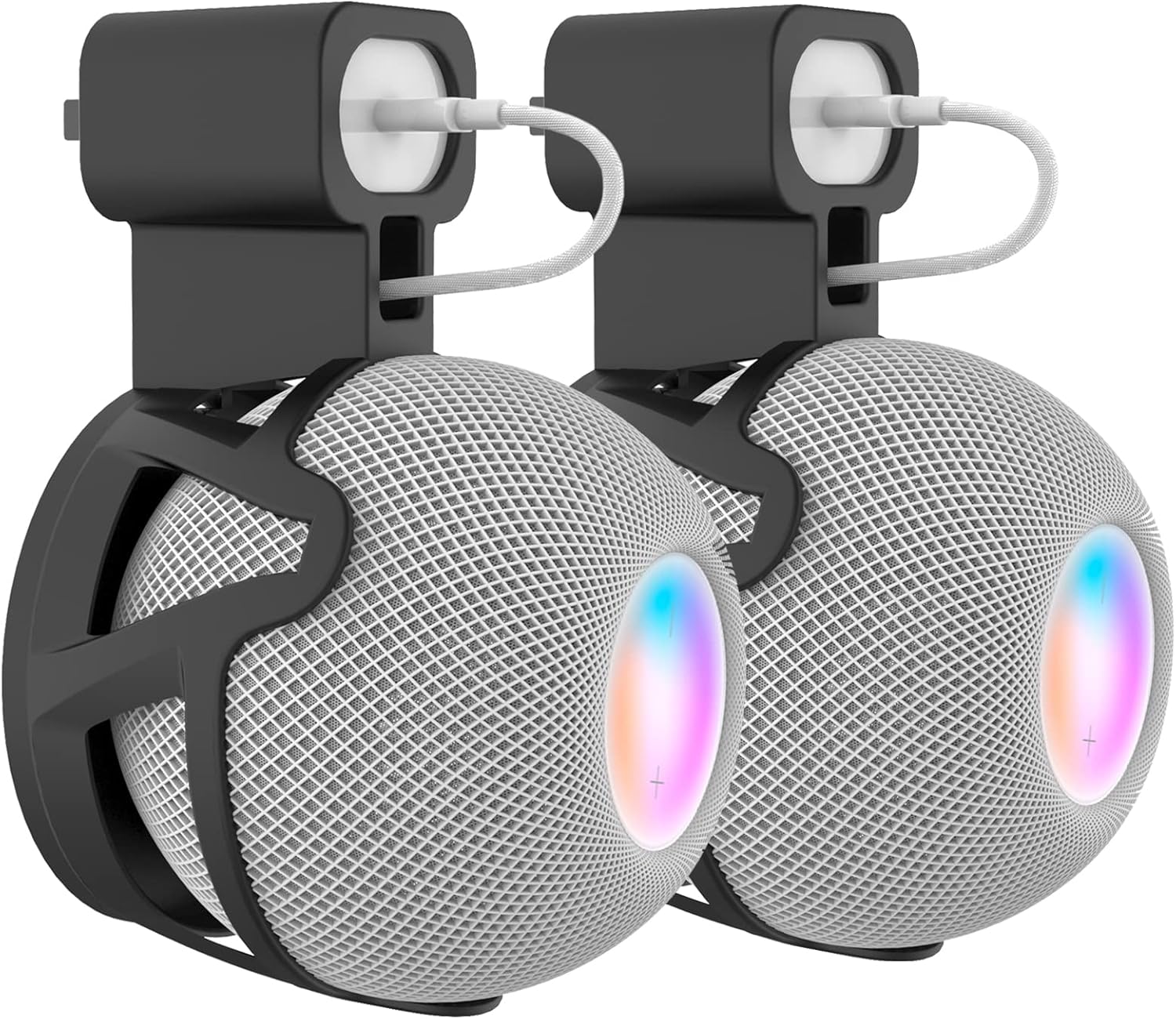 Discount 80% Wall Mount for Homepod Mini, Space-Saving Design Perfect Cord Management Wall Mount for Homepod Mini Voice Assistant