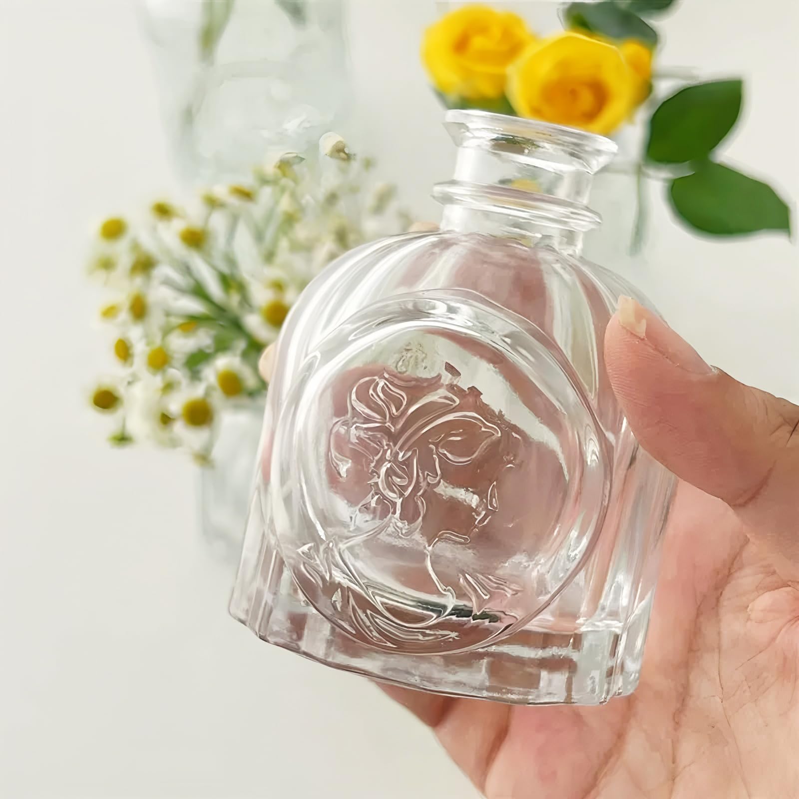 Set di Piccole Vasi 12PCS Vaso da Tavolo in Vetro Mini Vasi Decorativi Vaso da Fiori Set di Mini Vasi Decorazioni per Matrimonio Fiori Decorazioni per la Casa Matrimonio Centrotavola per Feste