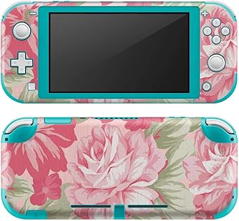Amazon Co Jp Igsticker Nintendo Switch Lite 専用 デザインスキンシール 全面 任天堂 スイッチ ライト 専用 ゲーム機 カバー アクセサリー フィルム ステッカー エアフリー フラワー 花 ピンク イラスト Video Game Video Game ゲーム
