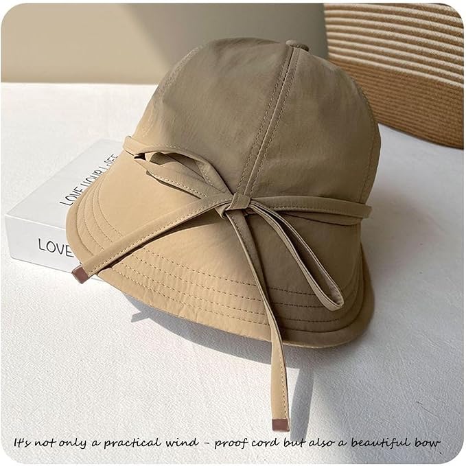 Sombrero de sol para mujer con ala ancha y protección UV miniatura 4