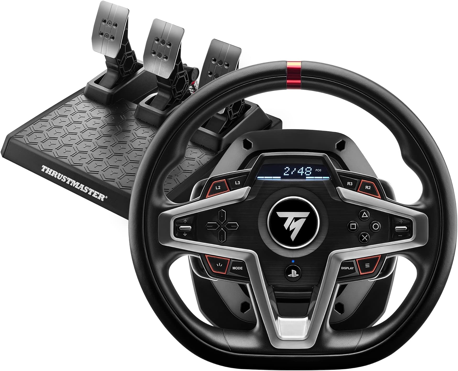 Thrustmaster T248P Force Feedback Racing Wheel (compatible w/ PS5, PS5 Pro, PS4 & PC)