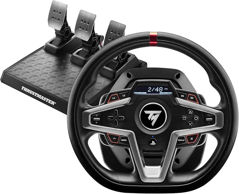 Volante Thrustmaster T248 3,1Nm Force feedback • RaceDash • Pedais T3PM LTE H.E.A.R.T – PS5/PS4/PC