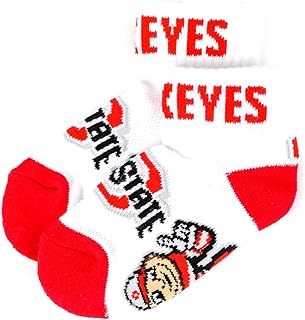 NCAA Ohio State Buckeyes Youth Footie Socks