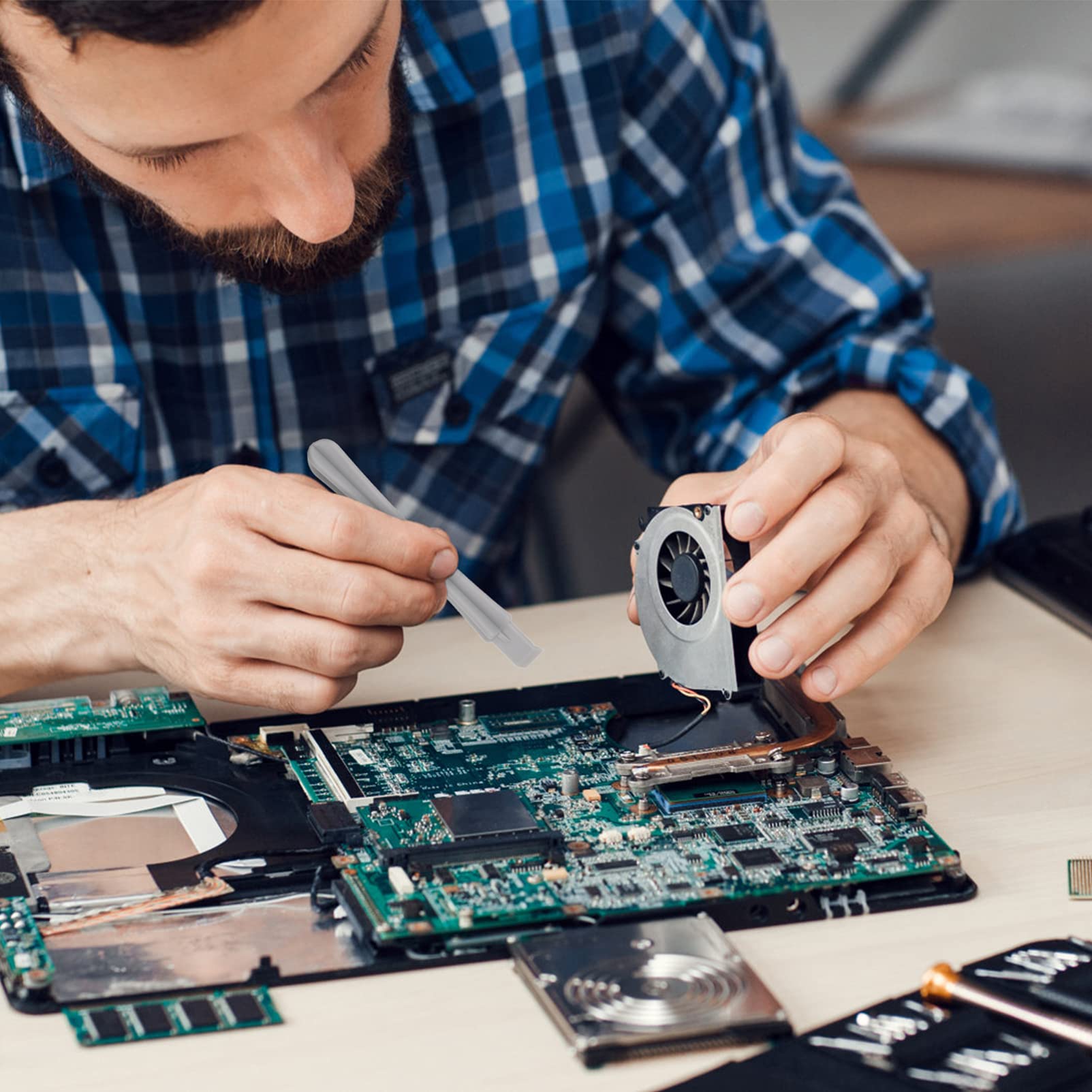 HOMSFOU 115-in-1 Telefon Reparaturset Aus Chrom Vanadium Stahl Rutschfester Griff Vielseitiges Öffnungs Und Hebelwerkzeug Für Smartphone Tablet Und Uhr