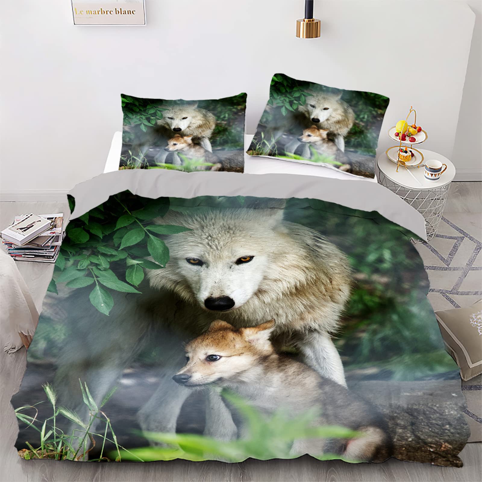 Housse de couette 140x200 lit fille pour chambre douce et cocooning