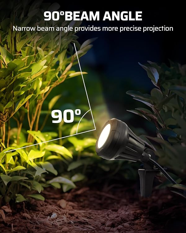 DEWENWILS 120V LED Outdoor Spotlight, Halloween 5.5W Landscape Light by DEWENWILS - Used condition - Image 6
