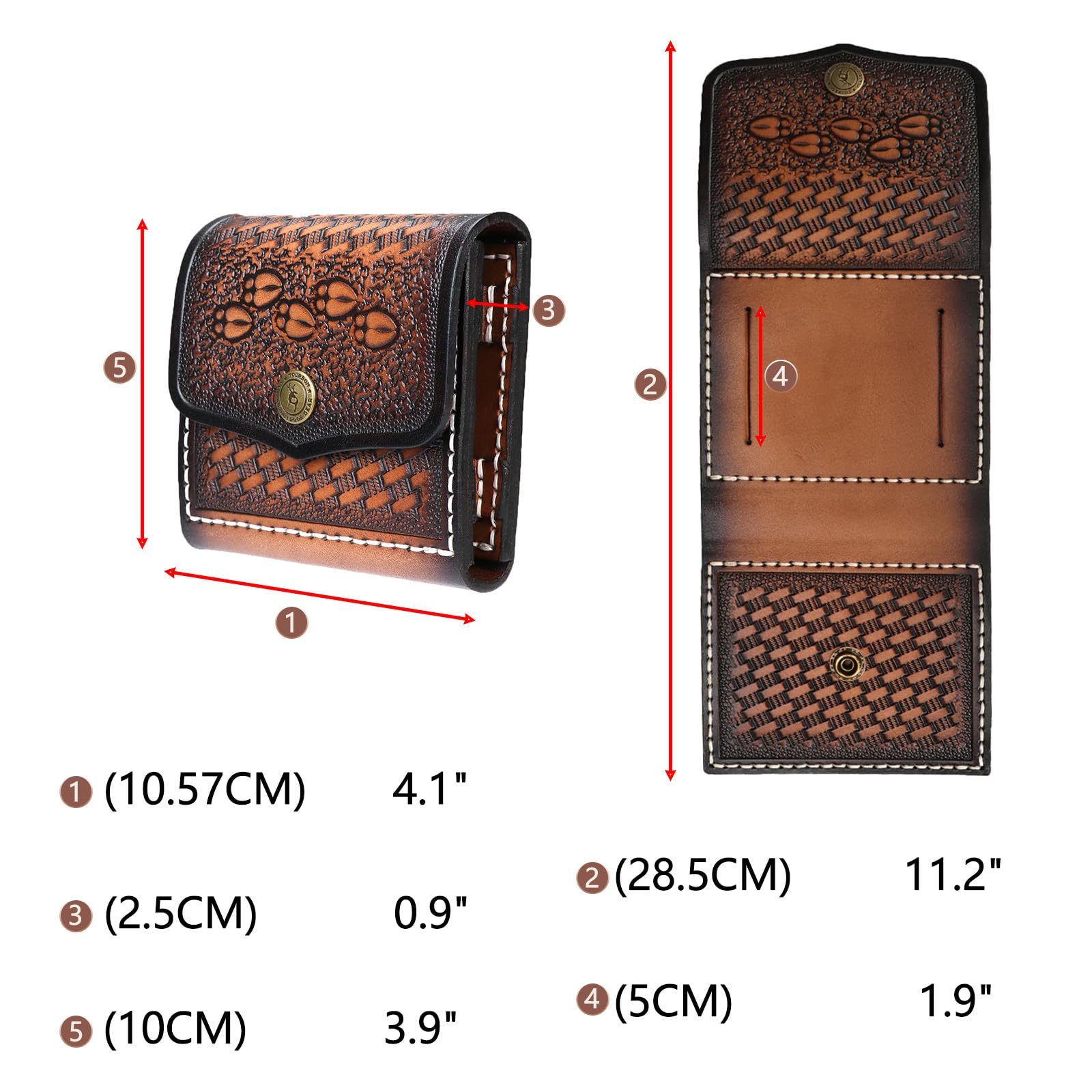 Porta Colpi Per Fucile Cintura Porta Munizioni In Pelle Per Fucile - Foto 4