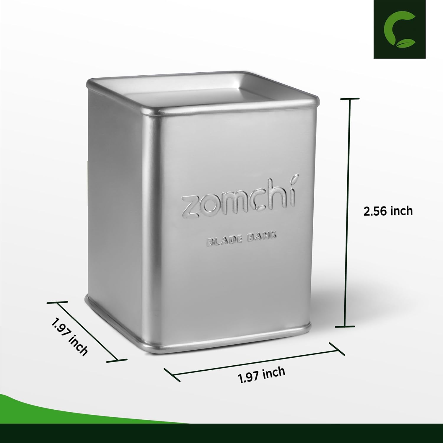 Double Edge Safety Razor with 100 Counts Safety Razor Blades for Shaving and Razor Blade Bank