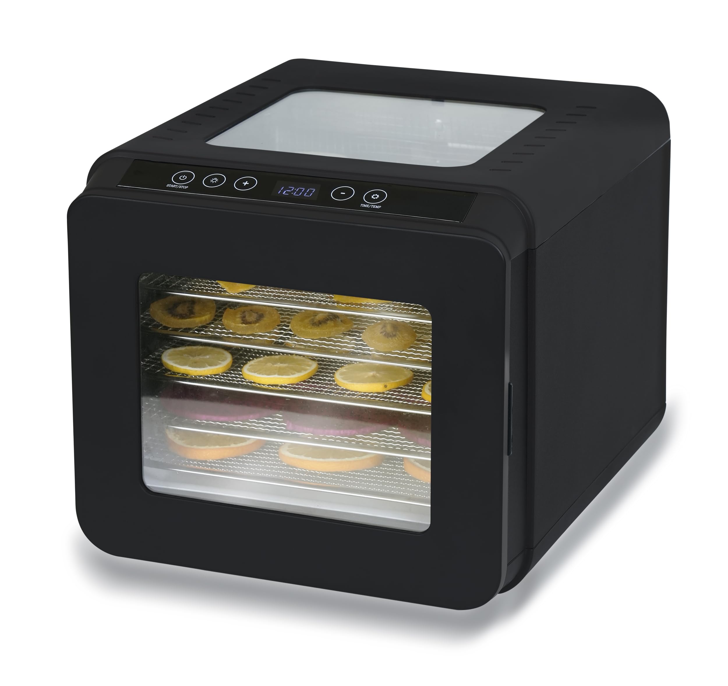 フードドライヤー食品乾燥機 400W 360°熱風循環加熱 両面ガラス6段トレイ Amazon.co.jp: フードドライヤー 食品乾燥機 400W 360°熱風循環