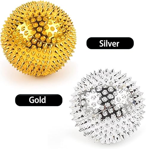 Miniatura 2 de Masajeador de bola de acupresión masajeador activo con pinchos para mano, pie, cuello, espalda, hombro, cintura, punto de activación, acción