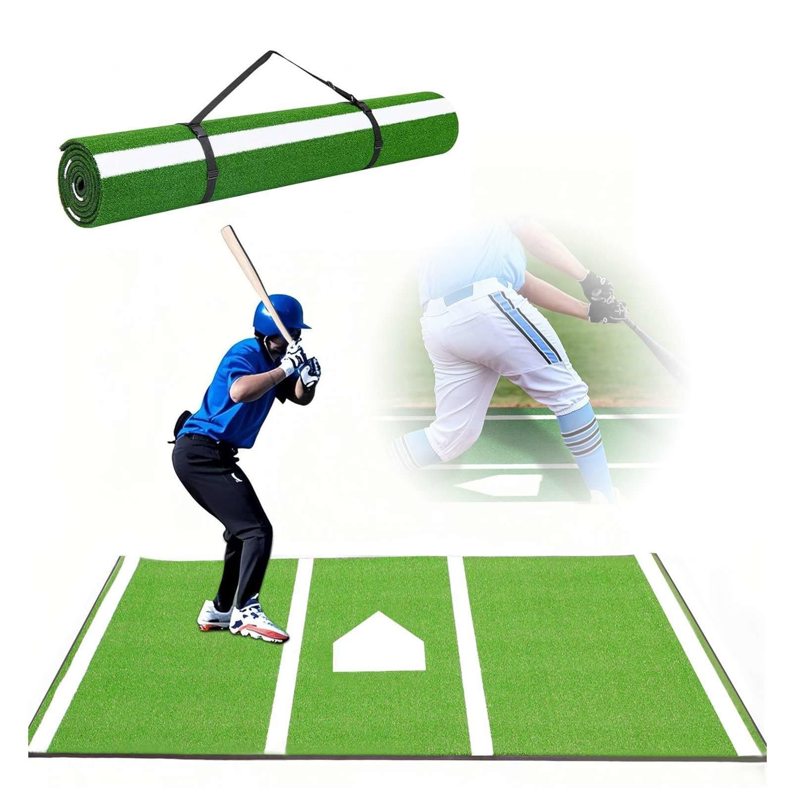 Matka do gry w softball, mata baseballowa z płytą domową, mata do gry w softball, antypoślizgowa podstawa EVA, do baseballu, softballa