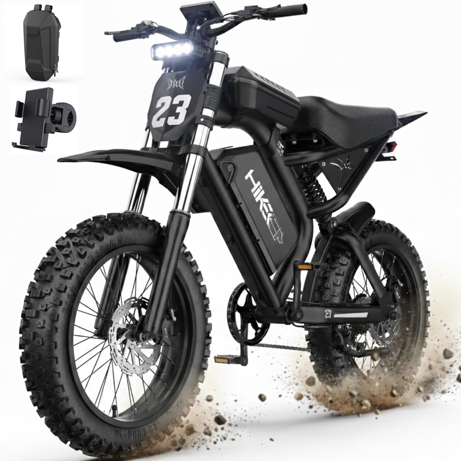 Electric Bike for Adults 20" Fat Tire All Terrain Ebike